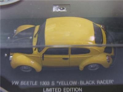 Eagles Race Yellow Black Racer VW Beetle Limited Ed