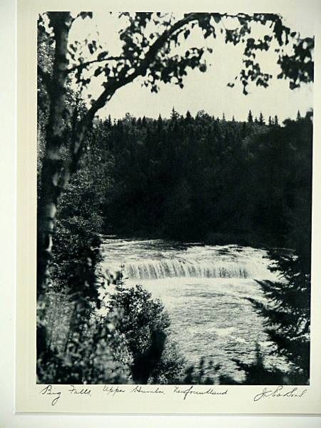 Vintage J C Parsons Photo Big Falls Newfoundland C1930s