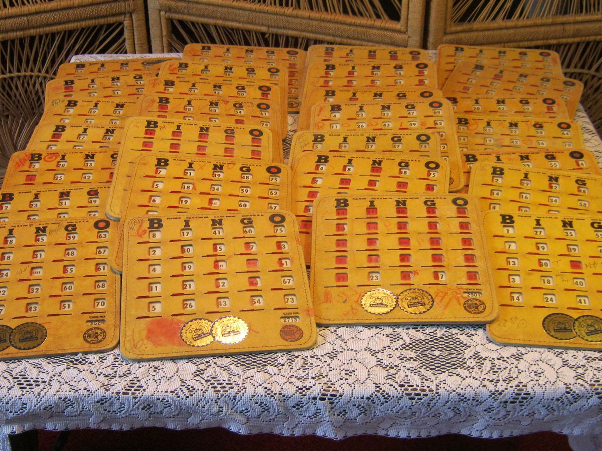 28 Vintage Pla Mor Bingo Boards Bingo King Heavy Cardboard Made In The 