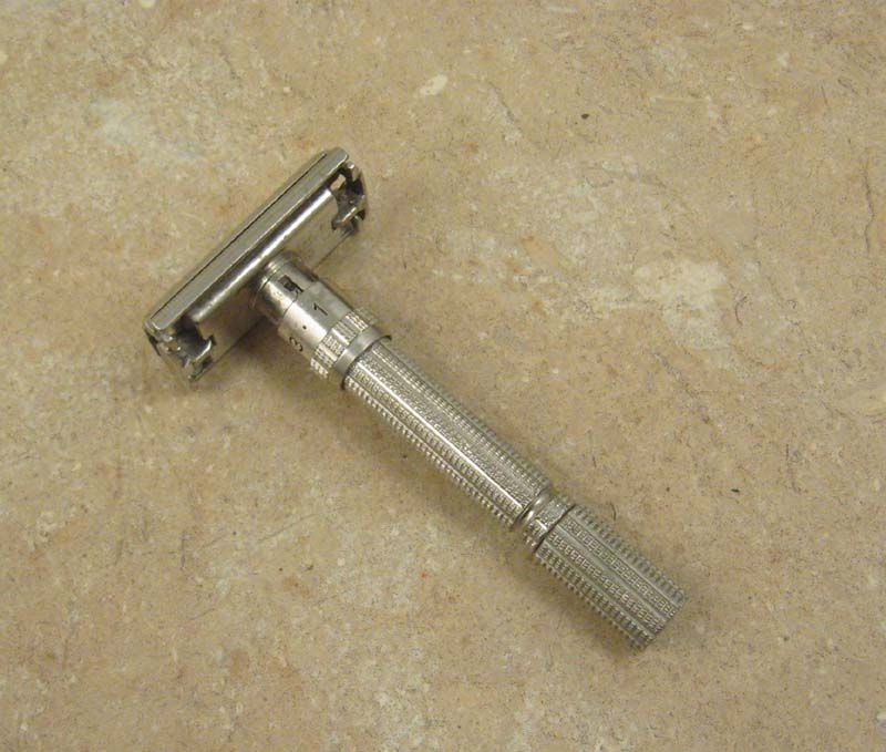 Vintage 1964 Gillette Adjustable Safety Razor Double Edge TTO J 2 