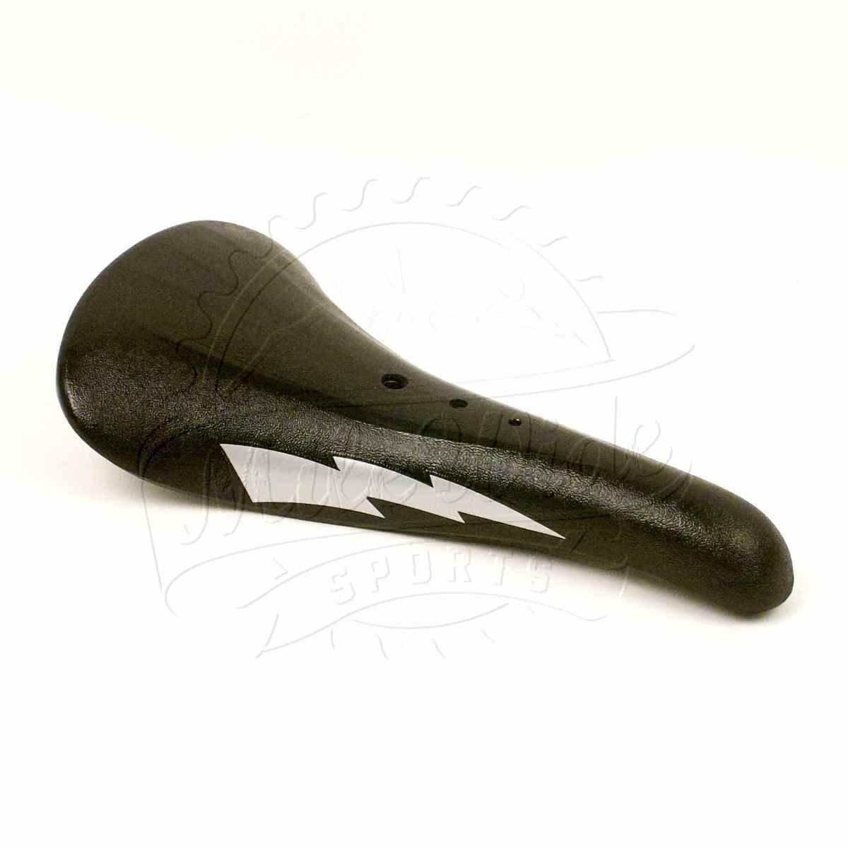 SE Bikes Lightning Blitz Retro BMX Bike Saddle Seat Black Grey w 