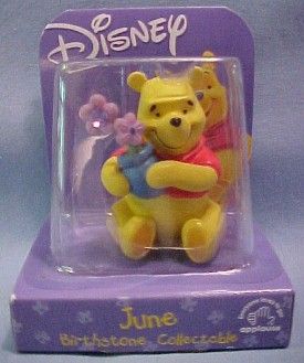 Winnie Pooh Bear Birthday Birthstone June Moonstone Gem