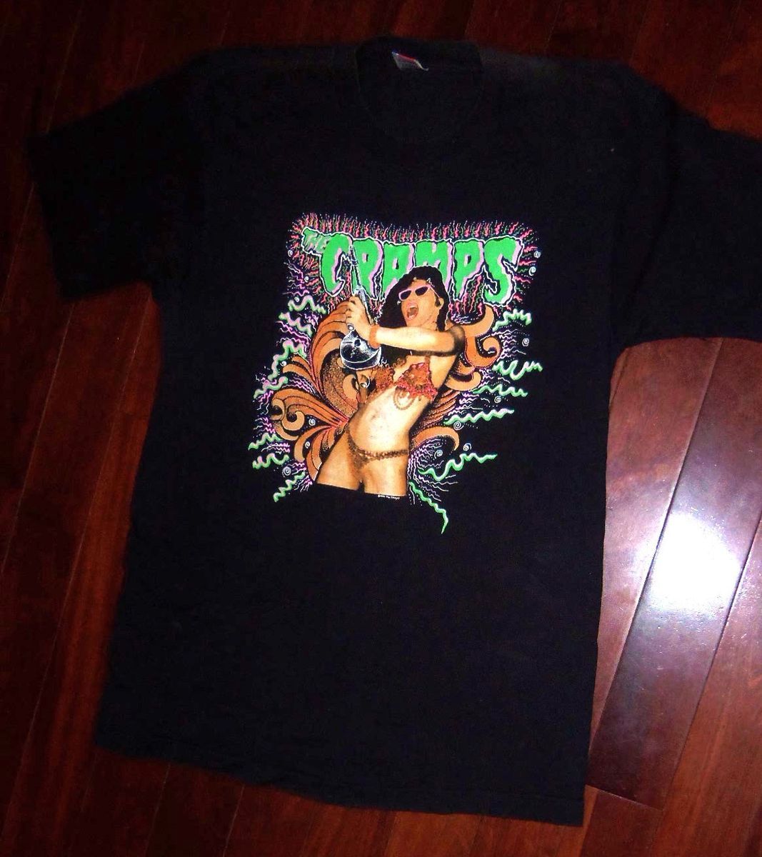 VINTAGE PUNK ROCK 1990 THE CRAMPS STAY SICK CONCERT TOUR T SHIRT LUX 