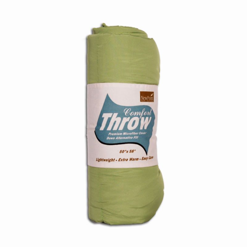Polyester Cover Down Alternative Fill Throw Blanket