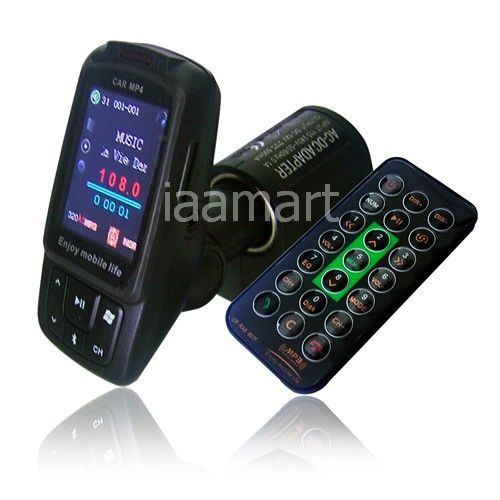 LCD 2 GB Car MP4  Player FM Transmitter SD Slot