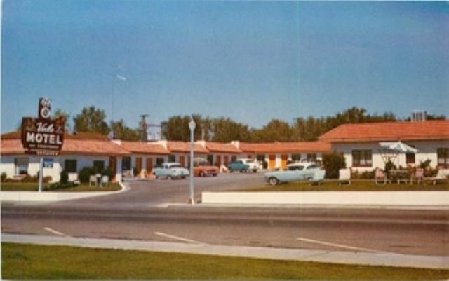 Boulder City Nevada Vale Motel S93 466 Roadside Postcard