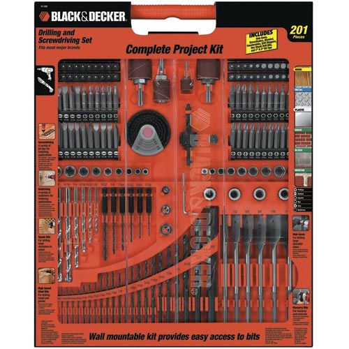 Black and Decker 14.4V 133-Piece Project Kit, PS14PKS 