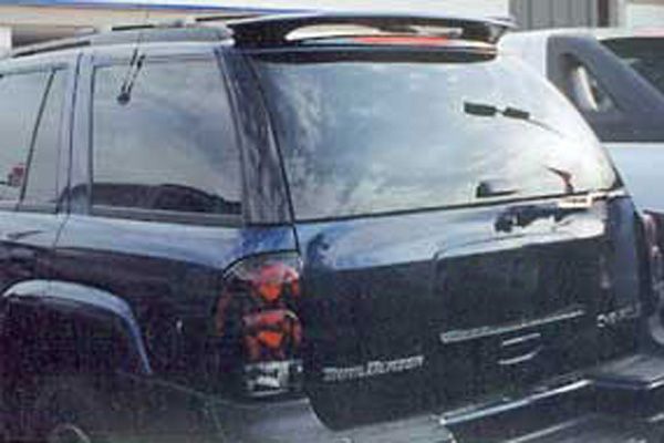 02 09 Chevy Trailblazer   Custom Racing Rear Wing Spoiler, Fiberglass 