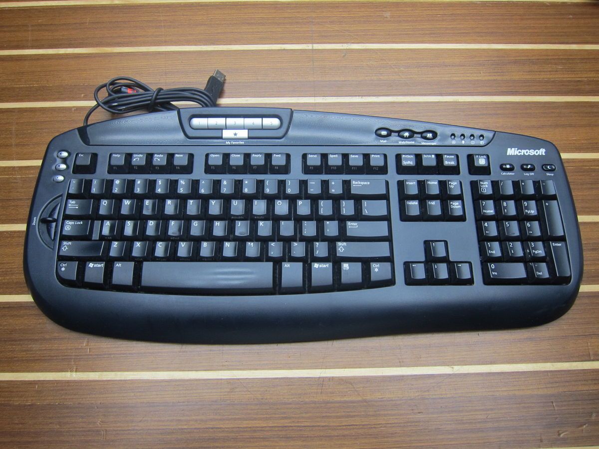 Microsoft 1031 Digital Media Pro Enhanced USB Keyboard Clean