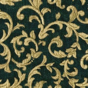 Mill Creek Black Ebony Scroll Print Multipurpose Drapery Fabric