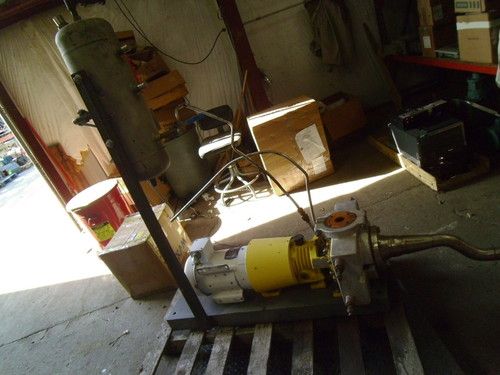 Blackmer Fr s Pump w 5 HP Motor Stainless Vessel Used