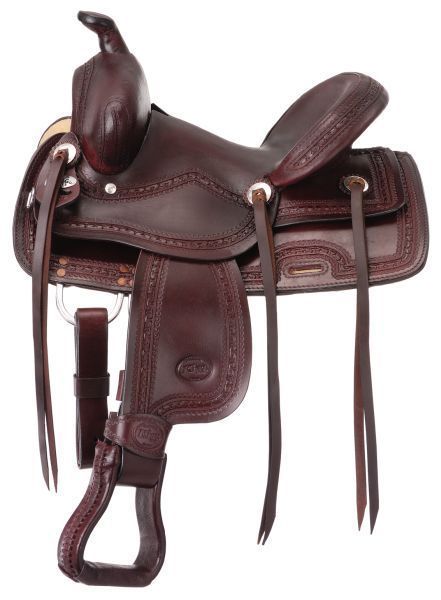 Blackwell Youth Hardseat Trail Saddle Dark Oil Burgundy 10 New 500 