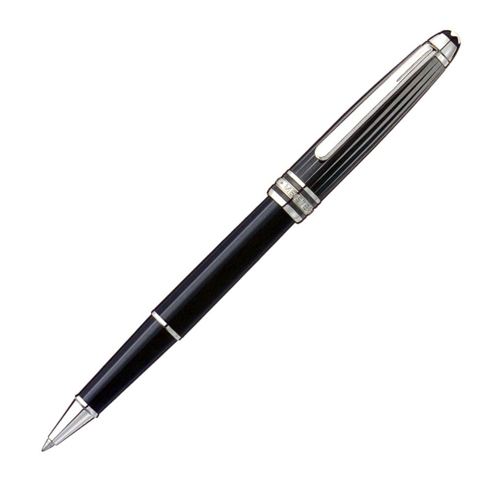   Meisterstuck Solitaire Doue Black White Rollerball Pen 23963