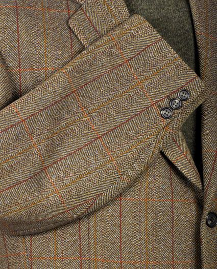 SUPERB BLADEN CHECK TWEED HACKING JACKET 44