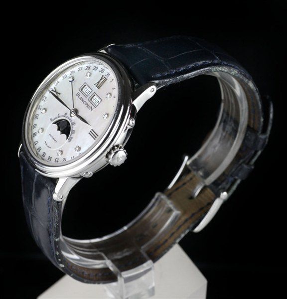 Blancpain Villeret No 724 SS Diamonds Moonphase MOP RRP £6 495