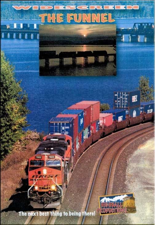 The Funnel BNSF Spokane Sub DVD New Highball Lake Pend Orielle Trestle 