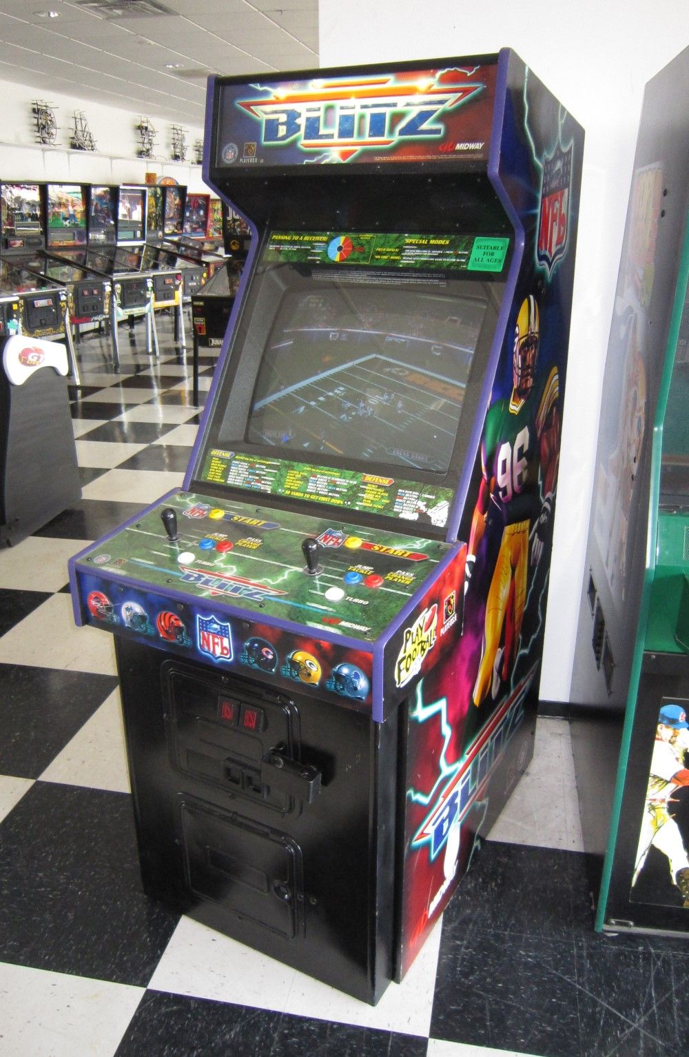 NFL BLITZ ~DEDICATED FOOTBALL VIDEO ARCADE GAME ~ $199 SHIPPING