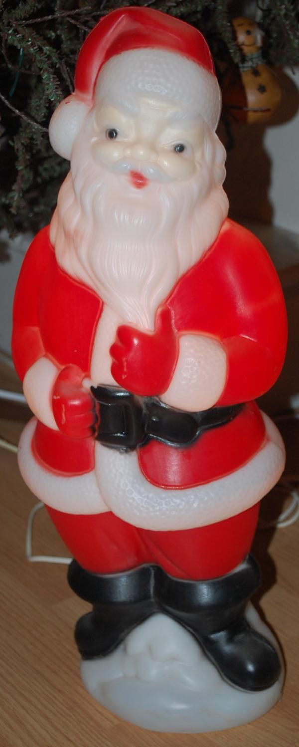 Carolina Blow Mold Santa Claus Lighted Christmas Outdoor Yard Decor 