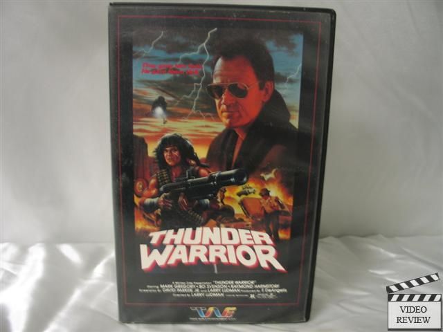 Thunder Warrior VHS Mark Gregory Bo Svenson