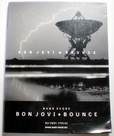 bon jovi bounce japan band score tab