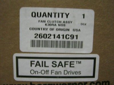 2602141C91 Fan Clutch Assembly K 30 Borg Warner 10900960001 Brand New 