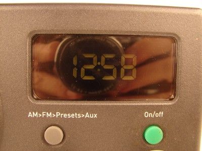 Boston Acoustics Recepter Radio FM Am Clock Black Receptor