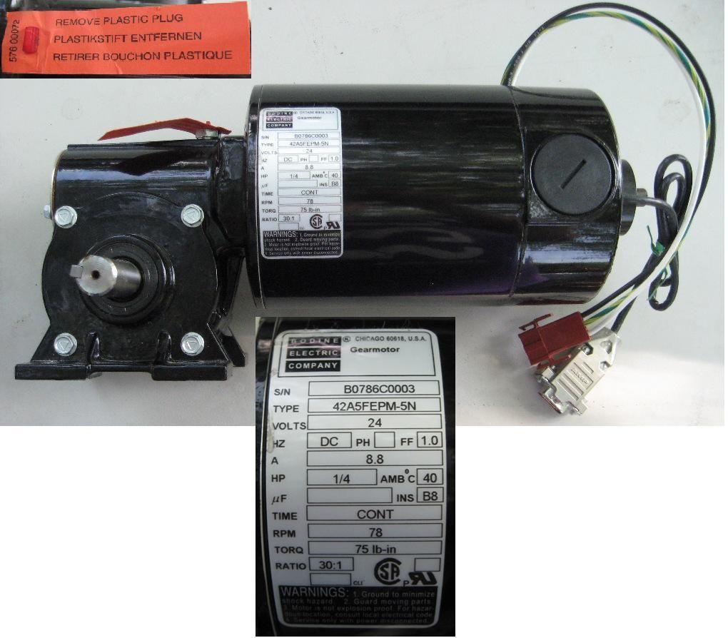 New BODINE 42A5FEPM 5N Gearmotor Servomotor Gear Servo Motor