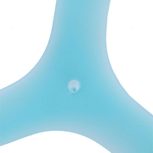 Blue Classic Plastic Boomerang Fluorescent Frisbee Toy