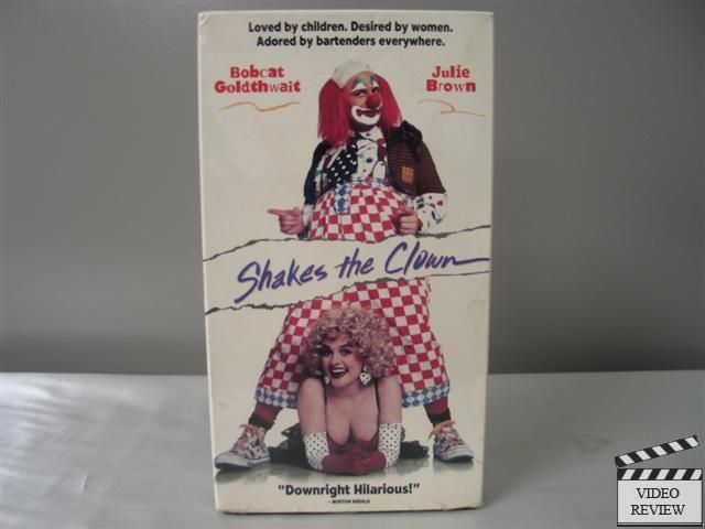 Shakes The Clown VHS Bobcat Goldthwait Julie Brown 043396924932