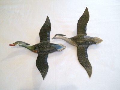 Flying Wood Duck Decoys by Jimmy Bowden 2009