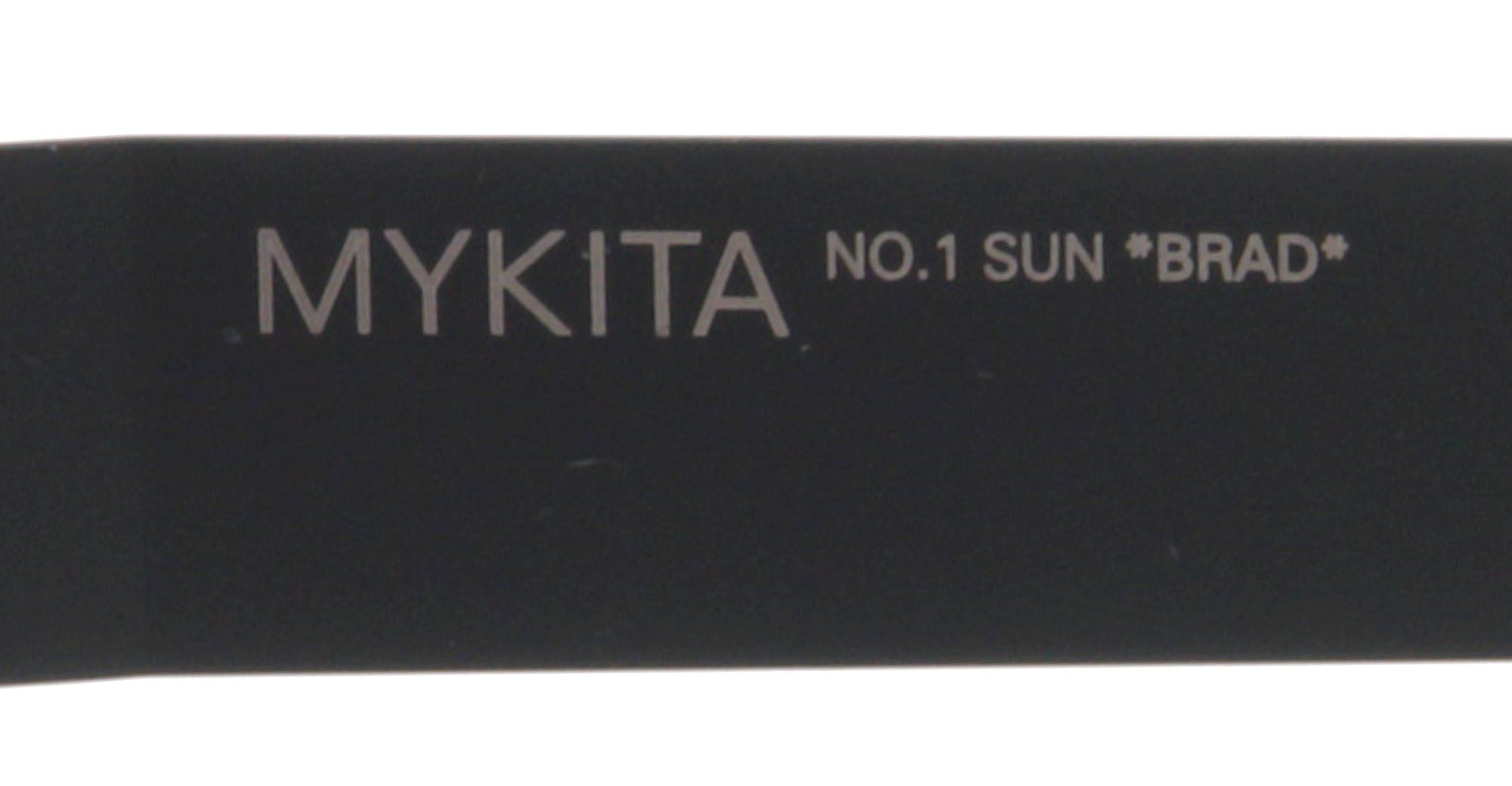 New Mykita Sunglasses Brad Black 002 59mm