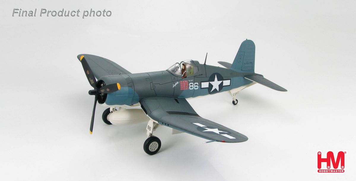   MASTER 1 48 F4U 1A Corsair VMF 214 Black Sheep Major Boyington HA8202