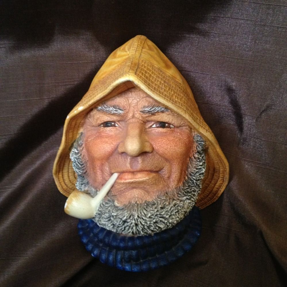 Bosson Old Salt Fisherman Wall Head Legend Products England 1985 