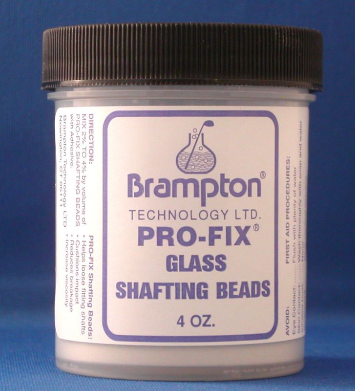 Brampton Glass Shafting Beads 4oz Jar