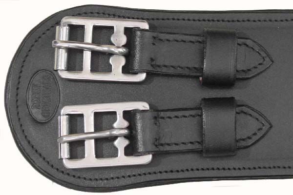 Padded Leather Dressage Girth for English Saddles 28