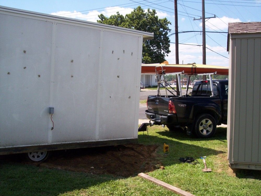 Sunroom Portable Office Smoke Breakroom Trailer Display