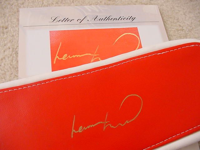 Lennox Lewis Signed IBF Boxing Belt COA Autograph RARE