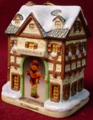 Bradford Editions Hummel Bavarian Village Ornament Practice Makes 