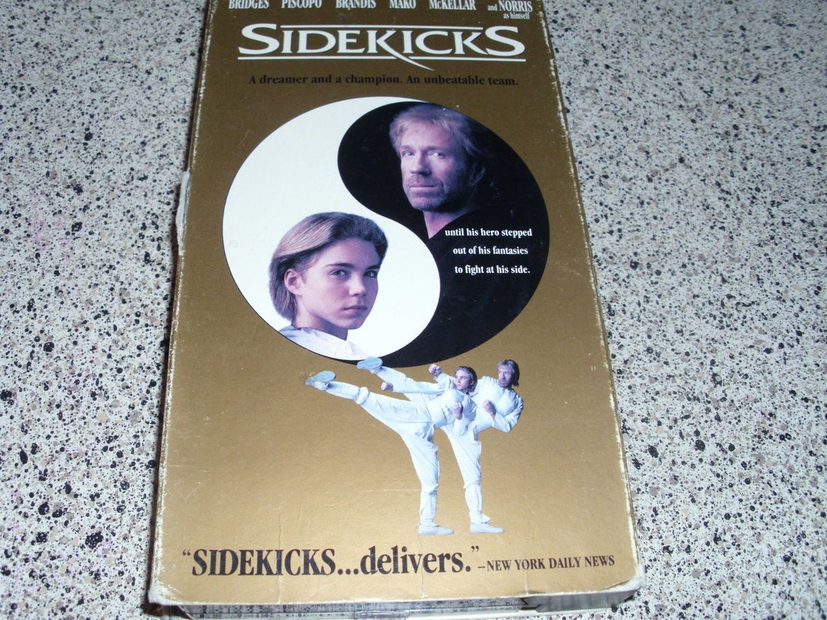 Sidekicks VHS Chuck Norris Jonathan Brandis Karate Martial Arts