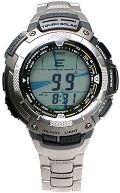 Casio Pro Trek PRG 80T Triple Sensor Titanium Watch New