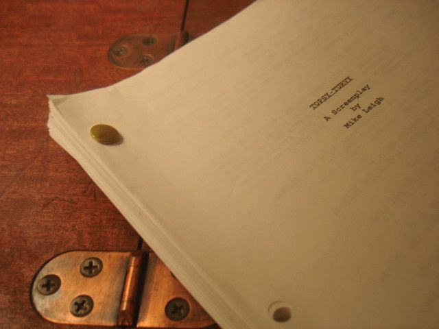    TURVY Hollywood original Screenplay by Mike Leigh Broadbent Corduner