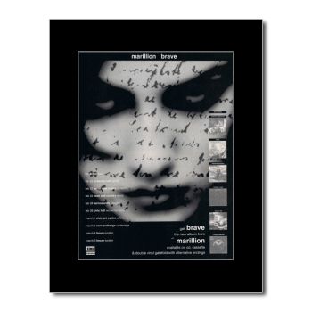 Marillion Brave Black Matted Mini Poster