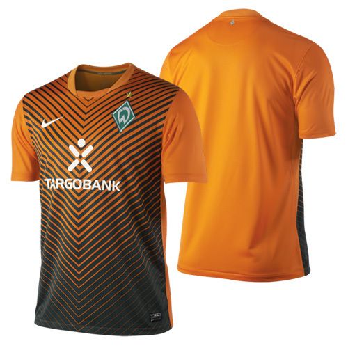 NIKE CLUB WERDER BREMER AWAY AUTHENTIC SOCCER JERSEY 2012 SIZE M