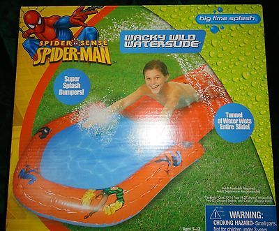 NEW,SPIDER MAN​, WACKY,WILD WATERSLIDE, SPIDERSENSE, SPIDERMAN WATER 