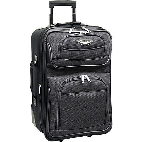 Travelers Choice Amsterdam 21 in Expandable Carry on 4 Colors