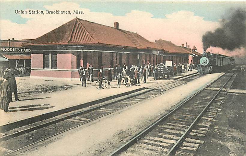 MS BROOKHAVEN UNION STATION TRAIN ARRIVING K33991