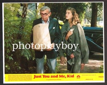 BROOKE SHIELDS GEORGE BURNS JUST YOU & ME KID COLOR MINI LOBBY MOVIE 