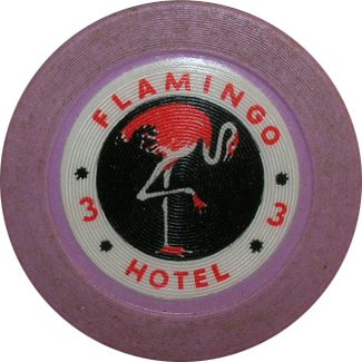 1940s Flamingo Hotel Bugsy Siegel Las Vegas Casino Chip