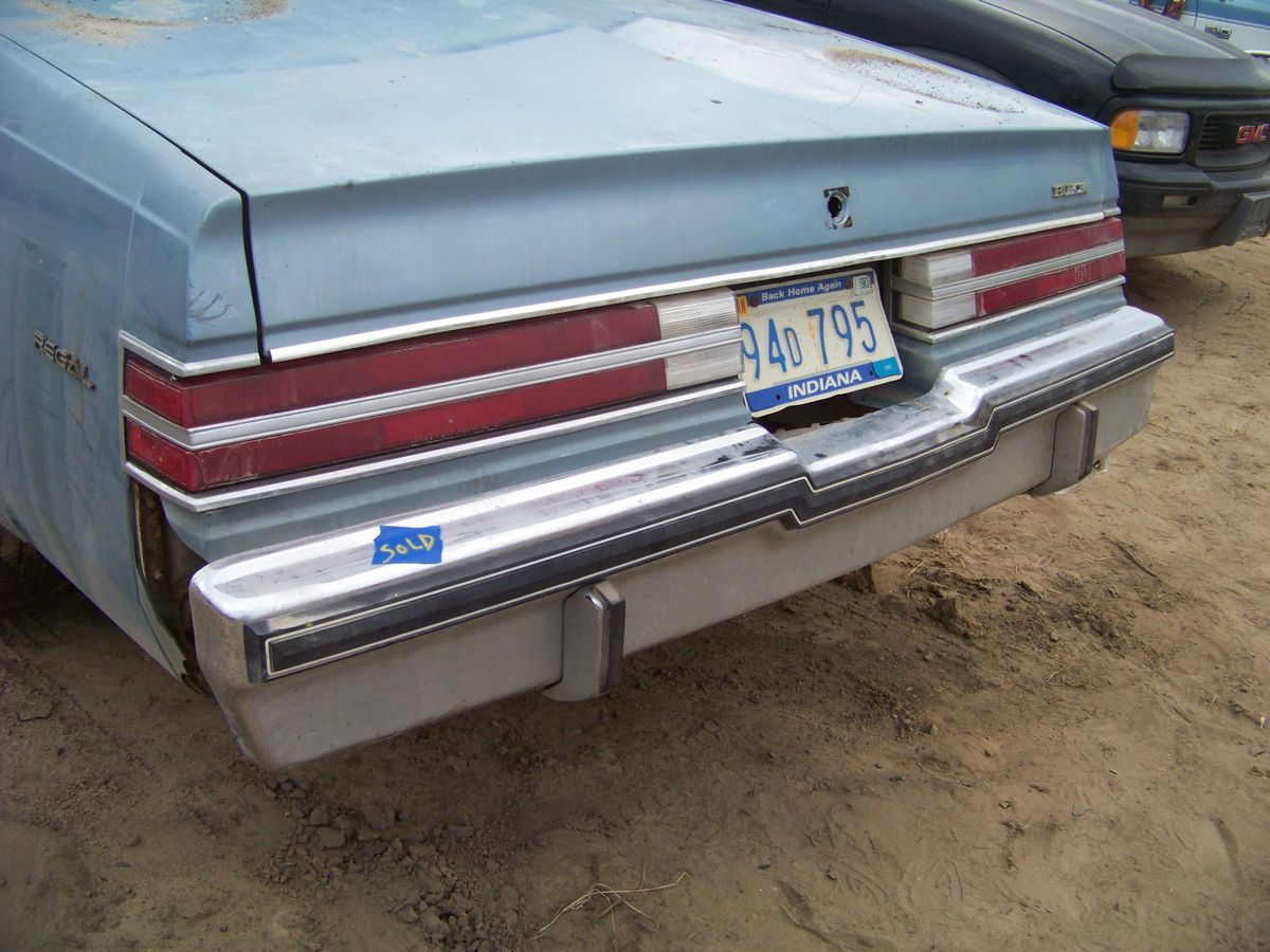 1981 1987 Buick Regal Front or Rear Bumper