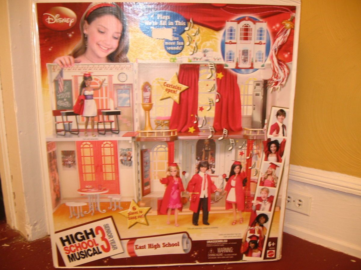 High School Musical East High School Building doll house music sounds 